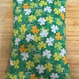 Hot Cold Rice Bag Therapy Microwavable Heating Pad Shamrock St. Patrick's Day